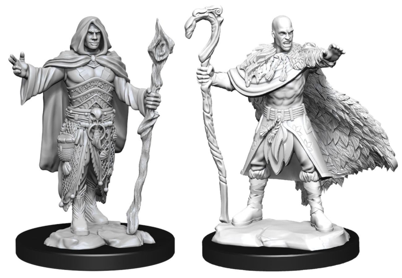 D&D: Nolzur's Marvelous Minis: Human Druid Male Wave 14 (Unpainted)