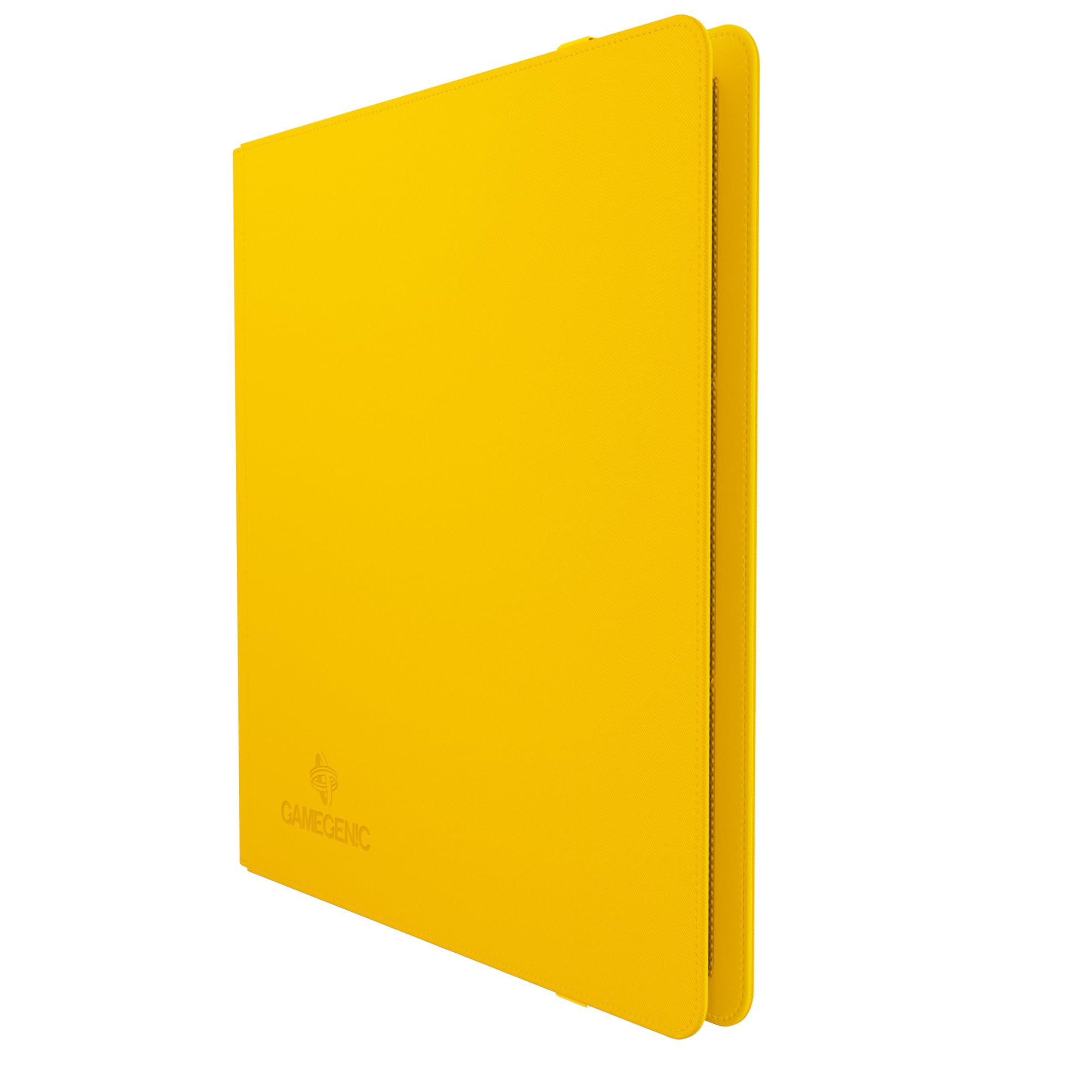 Gamegenic Prime Album 24-Pocket, Organize Standard and Japanese Size Collectible Cards, Premium Card Game Protector, Holds up to 480 Cards, Ideal for Playset Collections, Yellow Color