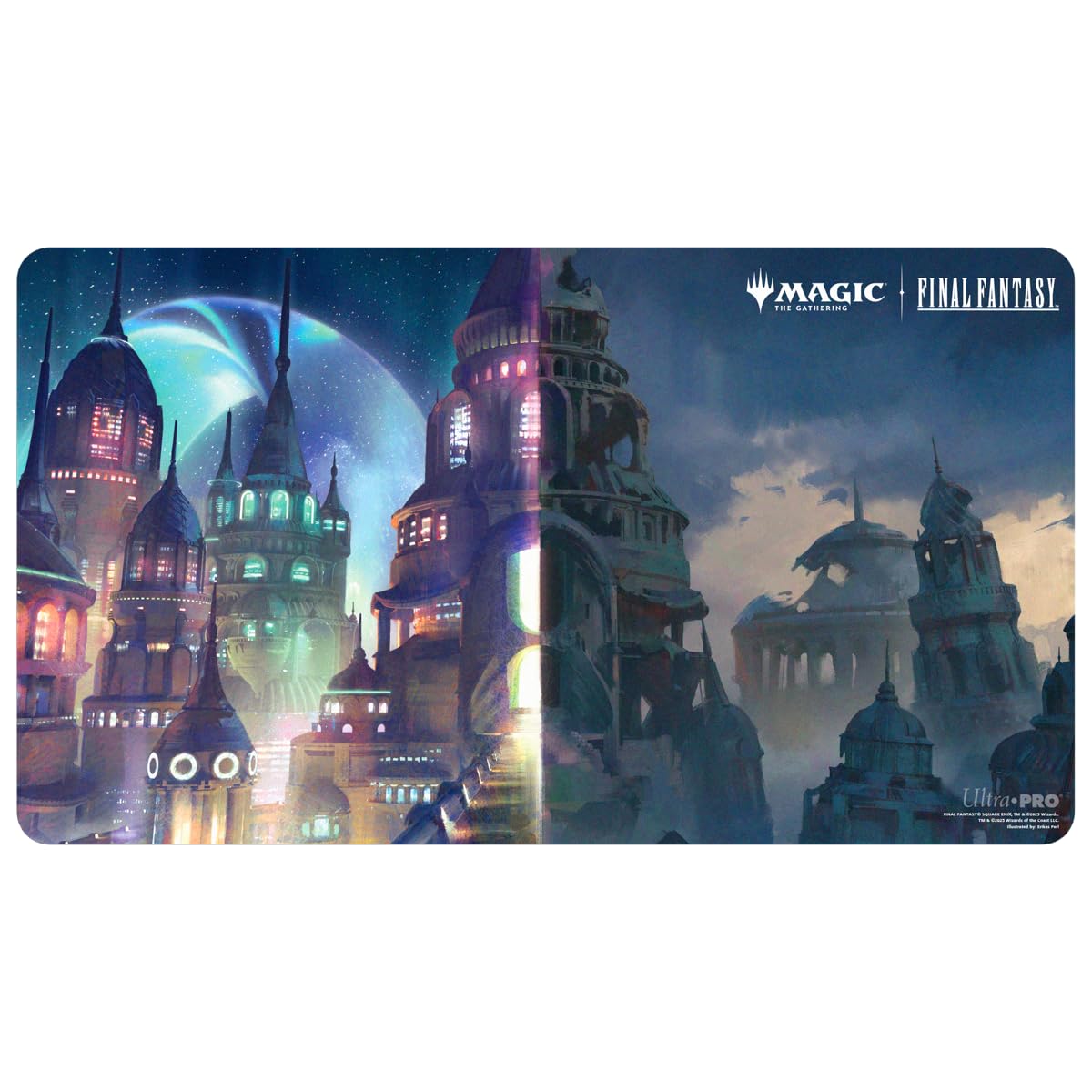 Ultra PRO - Final Fantasy x Universes Beyond Zanarkand, Ancient Metropolis Playmat for Magic: The Gathering | Card Game Playmat, Final Fantasy Collectibles, Desk Mat Mousepad