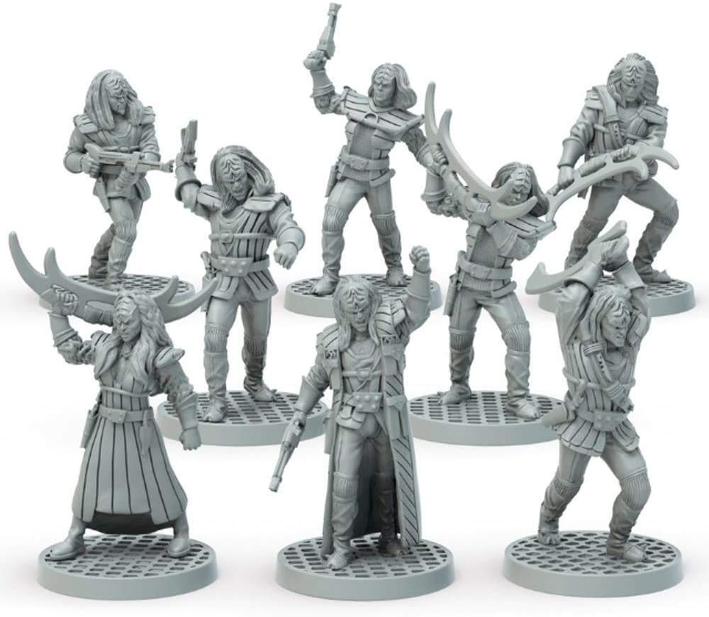Star Trek Adventures: Klingon Warband (32MM Minis Box Set), Figures