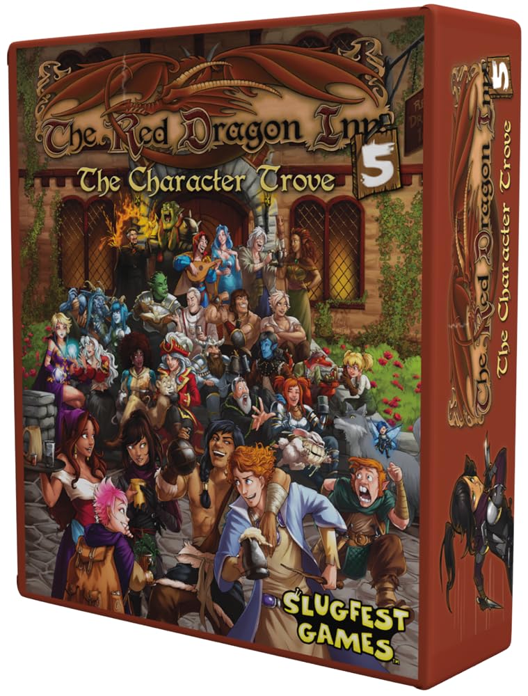 Slugfest Games The Red Dragon Inn 5 - Strategy Card Game - 2-4 Players, Ages 13+, 30-60 Minutes - Standalone Expansion with Storage Box - Compatible with All Other Expansions