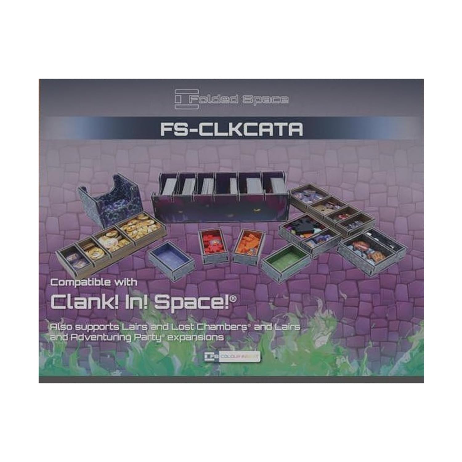 Folded Space Game Inserts - Clank! Catacombs