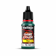 Vallejo - Game Color | Fluorescent Cold Green Paint | Perfect for Airbrushing and Great Adhesion to Figurines and Scale Models | 18 ml (0,58 fl.oz.)