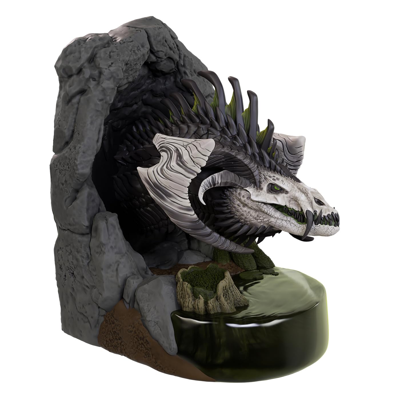 D&D Bookends | Shelf Decorations | Dungeons and Dragons (Plastic, Black)
