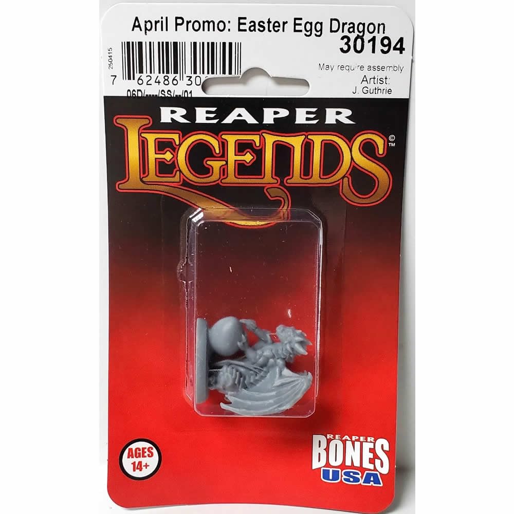 Reaper Easter Egg Dragon Miniature Figure 25mm Heroic Scale