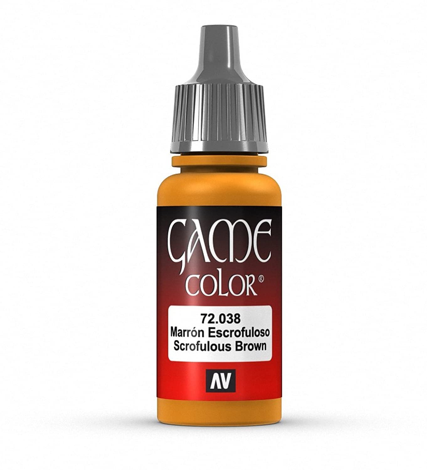 Vallejo Game Color Scrofulous Brown Paint, 18ml
