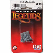 Reaper Dark Elf Assassin Miniature Figure 25mm Heroic Scale Bones USA Miniatures