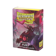 Dragon Shield - Matte Dual - Japanese Size Card Sleeves | 60 CT - Smooth & Tough Premium TCG Sleeves - Compatible with Yu-Gi-Oh, Naruto, Cardfight & Vanguard | Fury