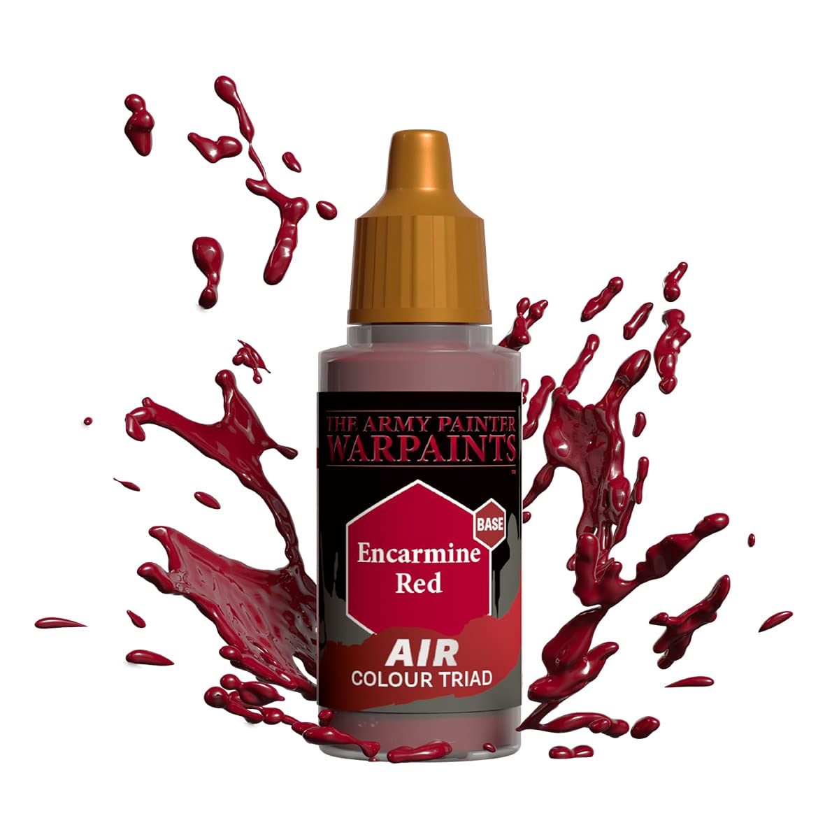 Warpaints: Acrylics: Air Encarmine Red – 1x 18ml Acrylic Paint by The Army Painter Hobby Paint – Dungeons and Dragons Miniatures, Warhammer 40K Miniatures, Models – TTRPG D&D DND