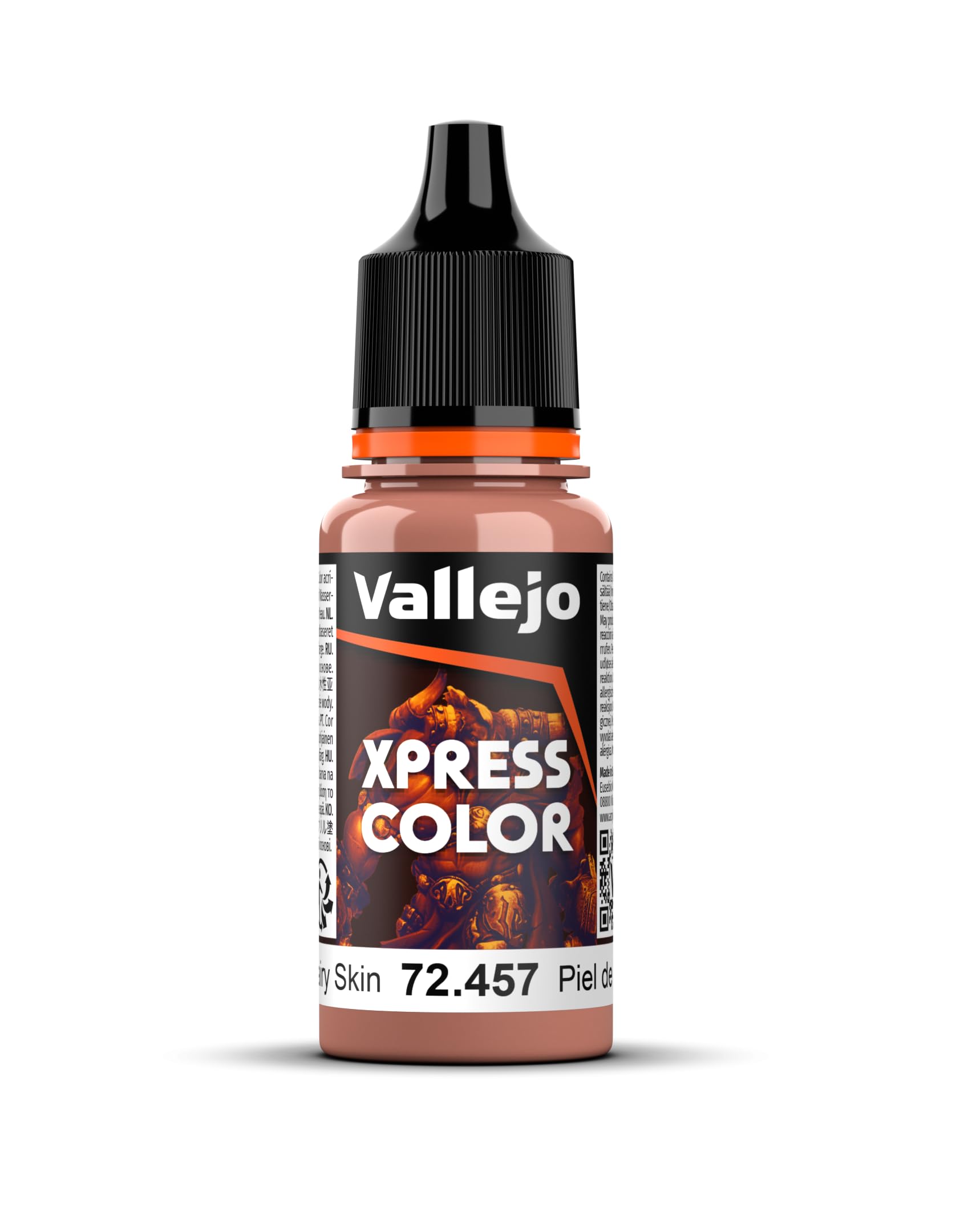 Vallejo - Xpress Color | Fairy Skin 18 ml. (0.6 fl.oz.) | Speedy Application and Drying | Vibrant and Saturated Tones | Allows Colors to Flow Easily over the Miniature Surface
