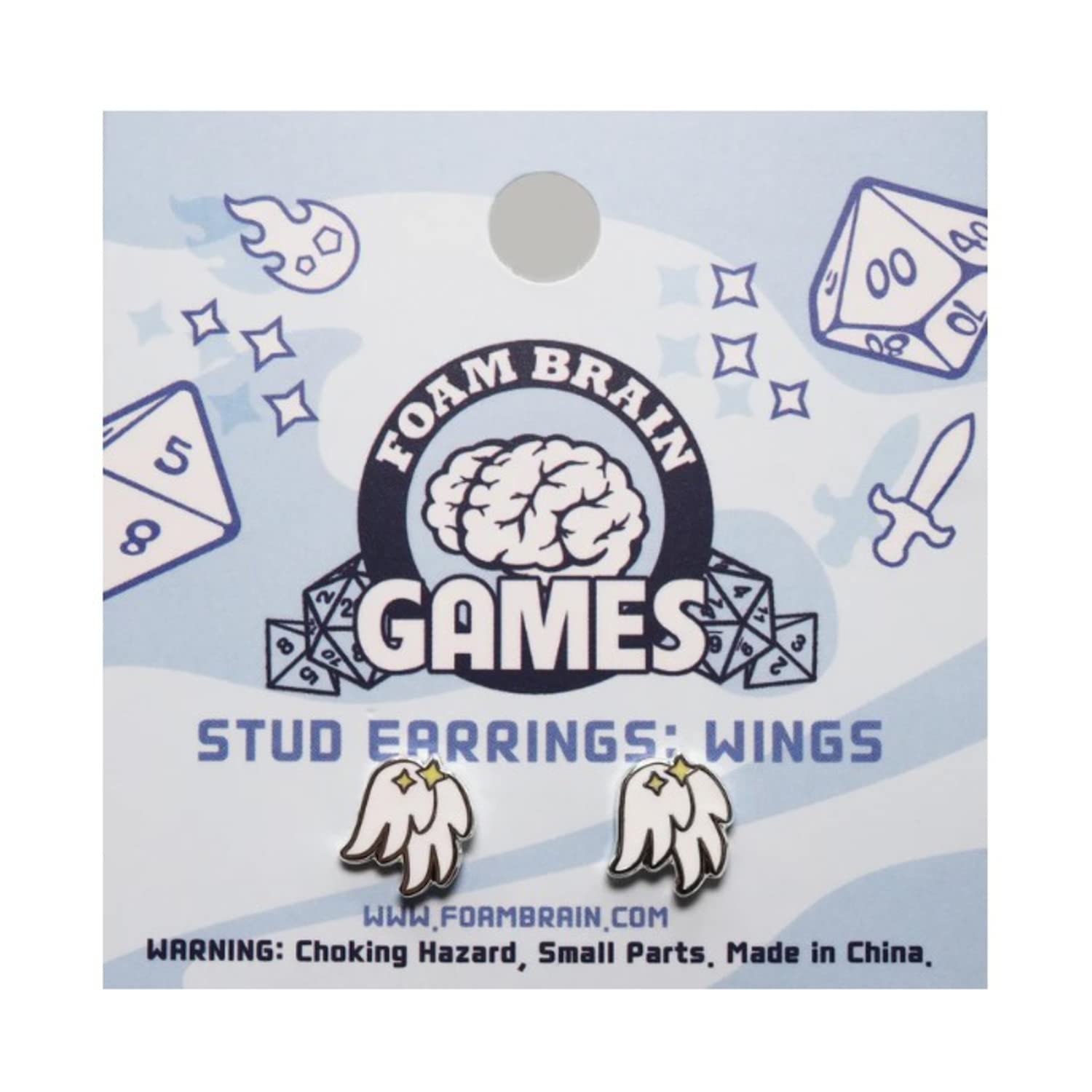 Stud Earrings: Wings