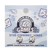 Stud Earrings: Wings