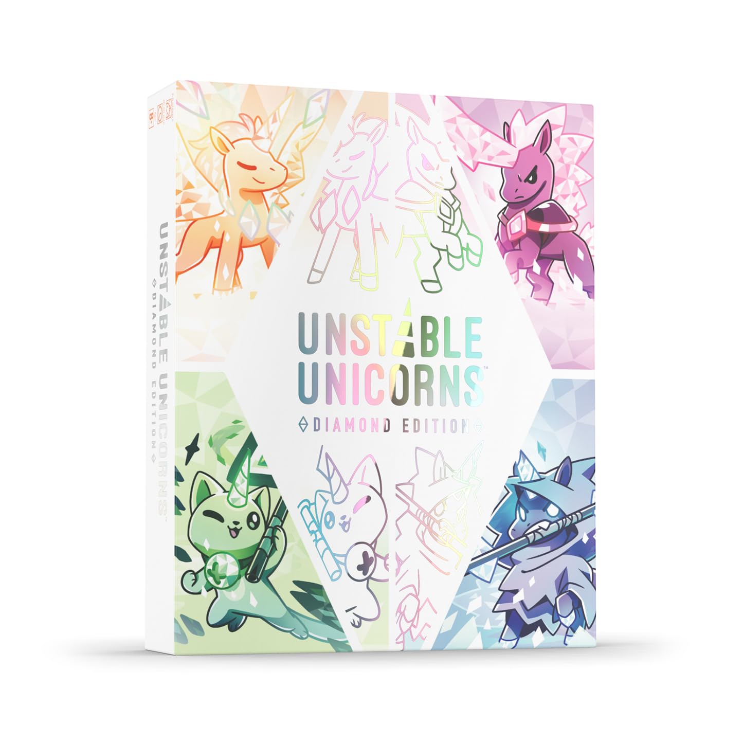 Unstable Games Unstable Unicorns Diamond Edition Card Game - Strategy Party Game for 2-8 Players, Ages 8 and Up - Funny Family Game Night Card Game from The Creators of Here to Slay