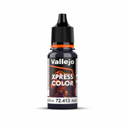 Vallejo - Xpress Color | Omega Blue 18 ml. (0.6 fl.oz.) | Speedy Application and Drying | Vibrant and Saturated Tones | Allows Colors to Flow Easily over the Miniature Surface