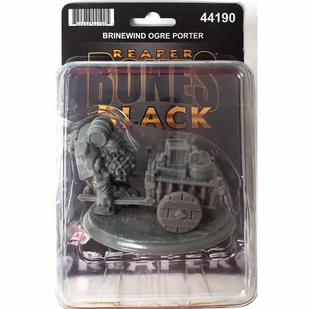 REAPER Brinewind Ogre Porter Miniature 25mm Heroic Scale Figure