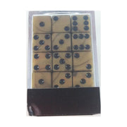 Koplow Würfel - Olympic Pearlized: Spot Gold/schwarz (36er-set In Acrylbox,