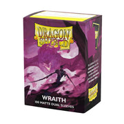 Dragon Shield | Matte Dual Standard Size Card Sleeves | 100 CT - Smooth & Tough Premium TCG Sleeves - Compatible with Pokemon, Flesh & Blood, One Piece & Magic The Gathering | Wraith