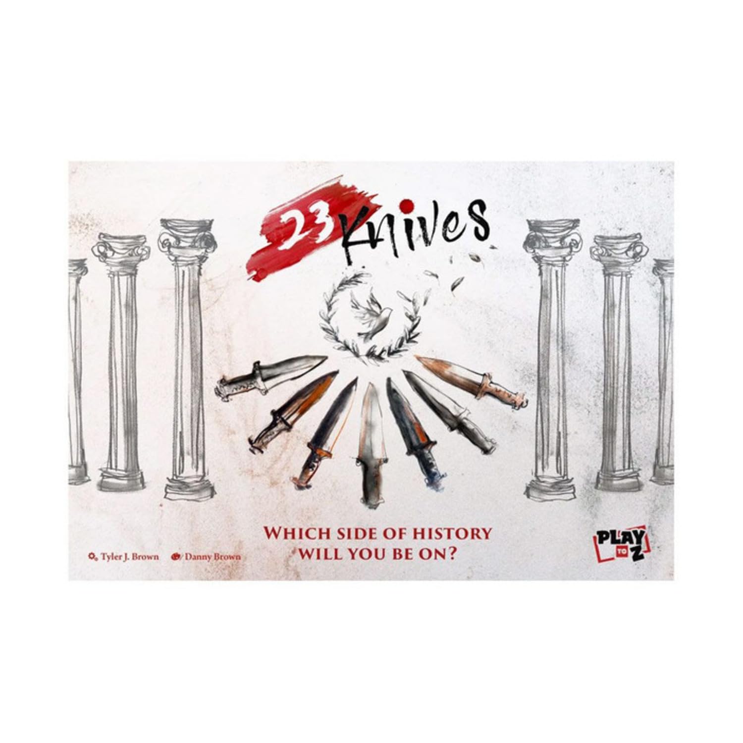 23 Knives from Play to Z Games - Social Manipulation Game, for 3-8 Players, 14+