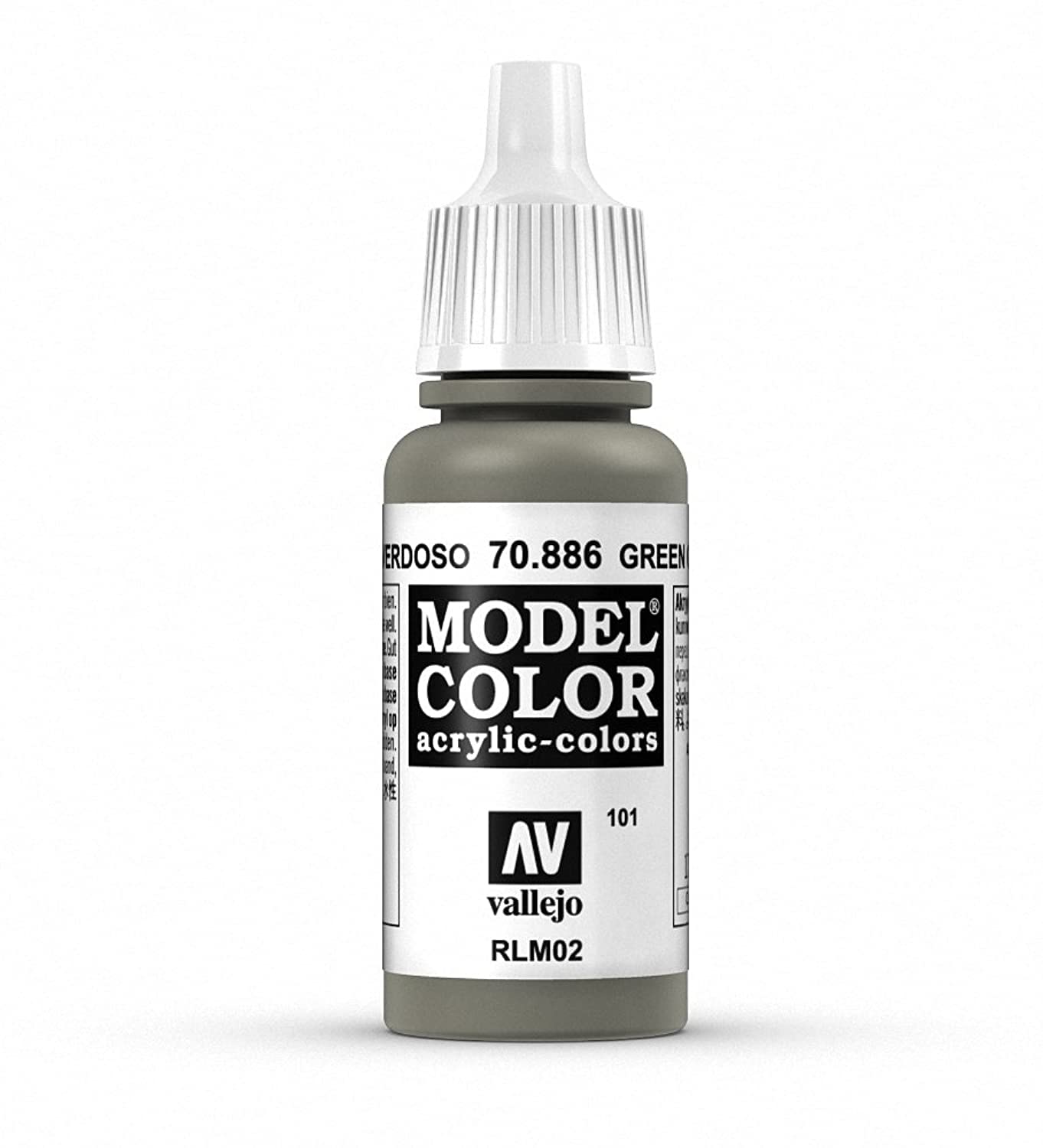 Vallejo Green Grey Model Color 1 Paint, 18ml