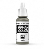 Vallejo Green Grey Model Color 1 Paint, 18ml