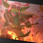 Ultra PRO - Aetherdrift Redshift, Rocketeer Chief Playmat for Magic: The Gathering, Use as Mousepad, Desk Mat, Protects MTG Cards During Gameplay, TCG Trading Card Games