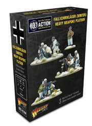 German Fallschirmjager Winter Heavy Weapon Platoon - 28mm Scale Miniatures for Bolt Action Highly Detailed World War 2 Miniatures