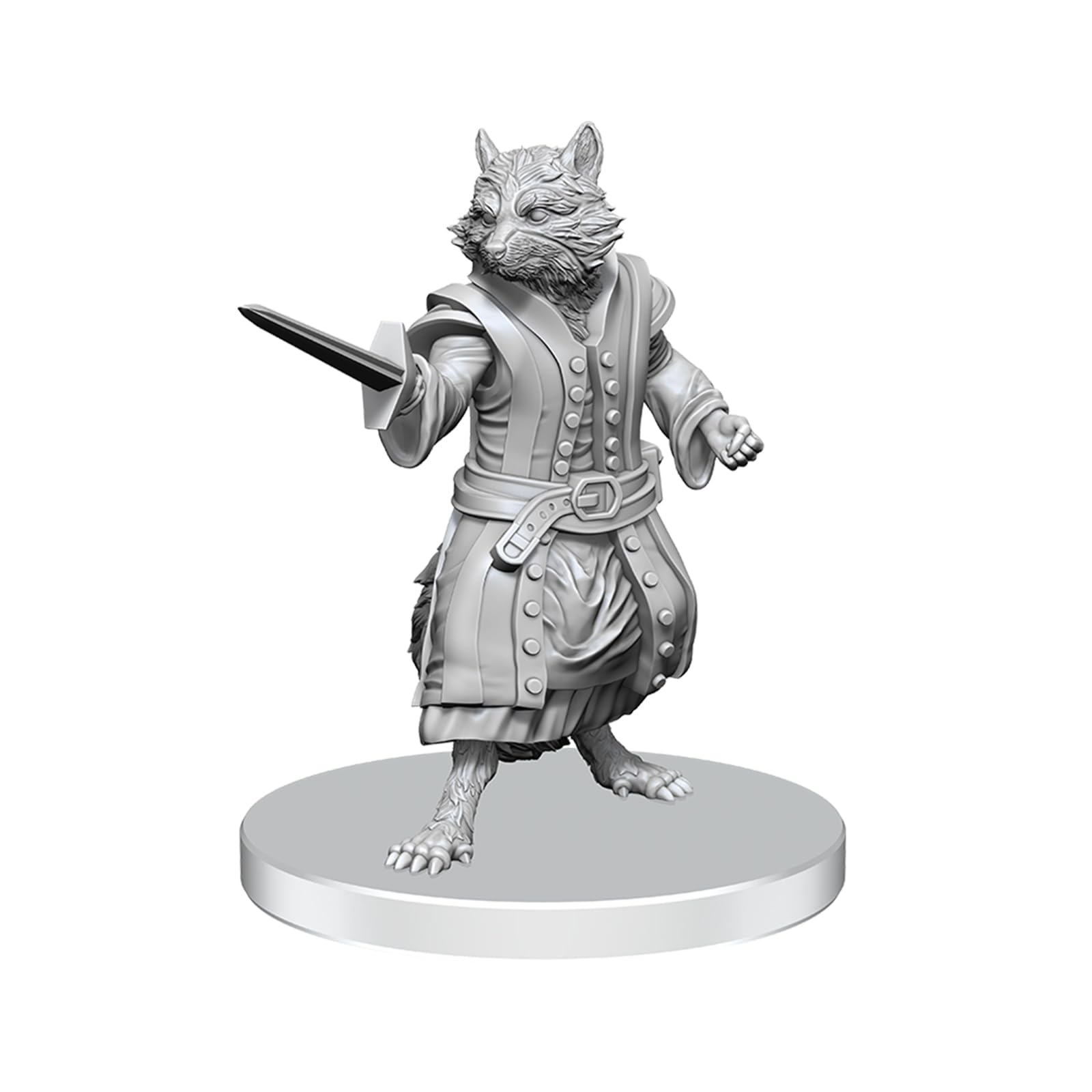 WizKids Pathfinder Battles Deep Cuts: Procyal (Raccoon Agathion) & Zoaem (Ring Archon) | Unpainted Miniature Figure