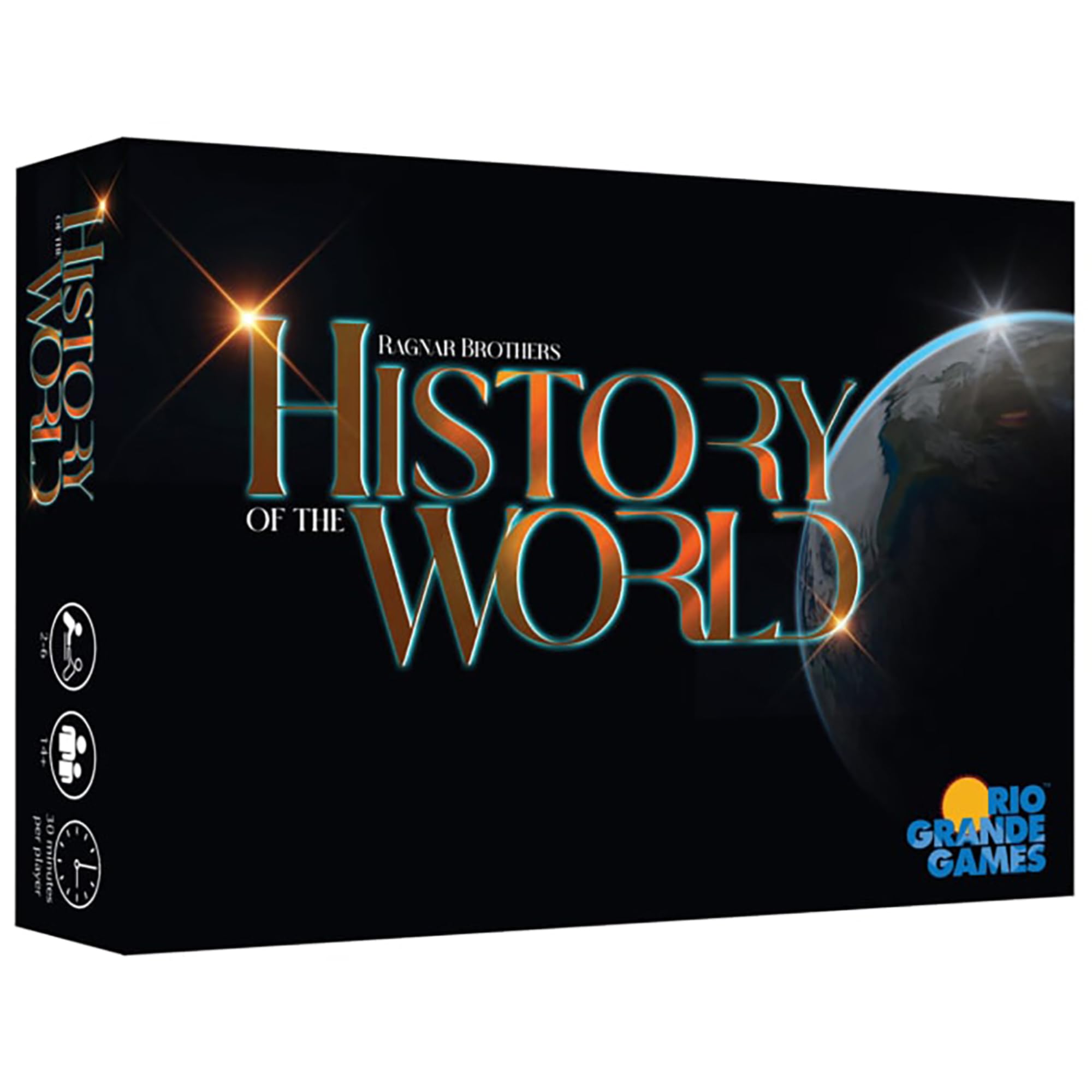 Rio Grande Games History of The World: Strategy Board Game, Civilization Building, 2-6 Players, Ages 14+, 60-180 Min