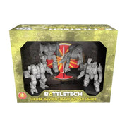 Catalyst Game Labs, BattleTech: House Davion Heavy Battle Lance - Unpainted Miniatures - Intended for Ages 15+
