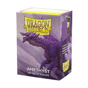 Dragon Shield | Standard Size Matte Card Sleeves | 100 CT - Smooth & Tough TCG Sleeves - Compatible with Pokemon, Flesh & Blood, One Piece & Magic The Gathering | Amethyst