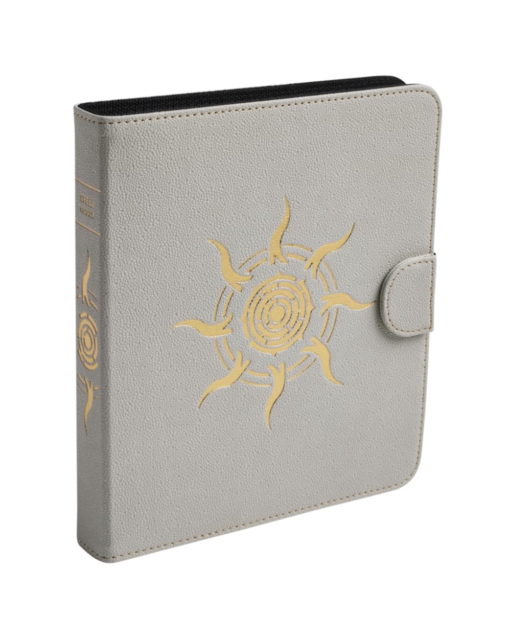 Dragon Shield: Roleplaying Spell Codex: Ashen White – Compatible with Official DND Spell Cards – Dry Erase Marker and 5e Compatible Spell Slot Tracker Included