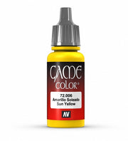 Vallejo Game Color Sunblast Yellow Paint, 18ml