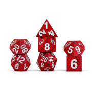 FanRoll Dragon StormTM Silicone Dice Set: Red Dragon Scales