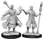 D&D: Nolzur's Marvelous Minis: Half-Elf Wizard Male Wave 14 (Unpainted)