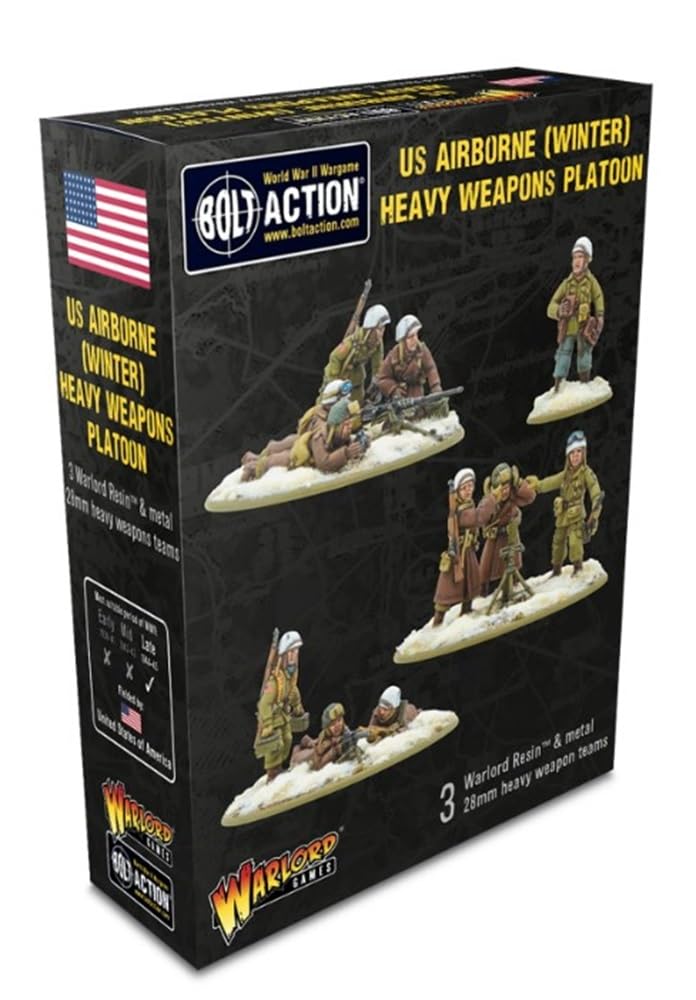 Bolt Action: US Airborne (Winter) Heavy Weapons Platoon