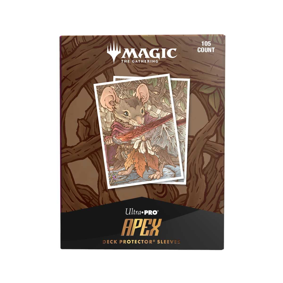 Ultra PRO - Bloomburrow 105ct APEX™ Deck Protector Sleeves Mabel, Heir to Cragflame for Magic: The Gathering, Exclusive Artwork, Archival Safe, Easy Shuffle, Glossy Finish, Standard Size