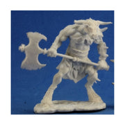 Reaper RPR77251 Bones Bloodhoof, Minotaur Barbarian Miniature