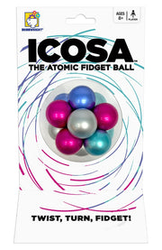 Brainwright Icosa Ice - The Atomic Fidget Ball. Twist, Turn, Fidget!