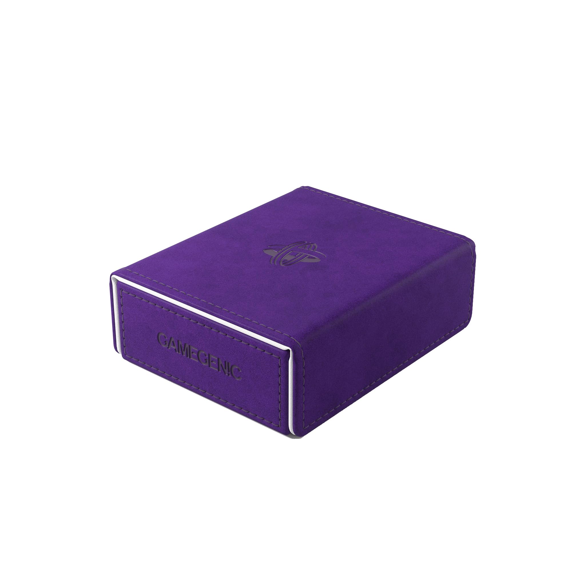 Token Keep - Premium Token Box for Safe Storage, Fits Dungeon 1100+ and Dungeon S 550+, Holds Tokens, Dice, and Cards, Fully Usable During Gameplay, Purple/White Color, Made by Gamegenic