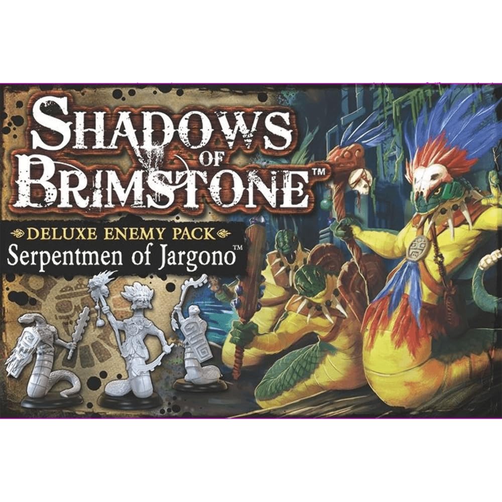 Shadows of Brimstone: Serpentmen of Jargono Deluxe Enemy Pack