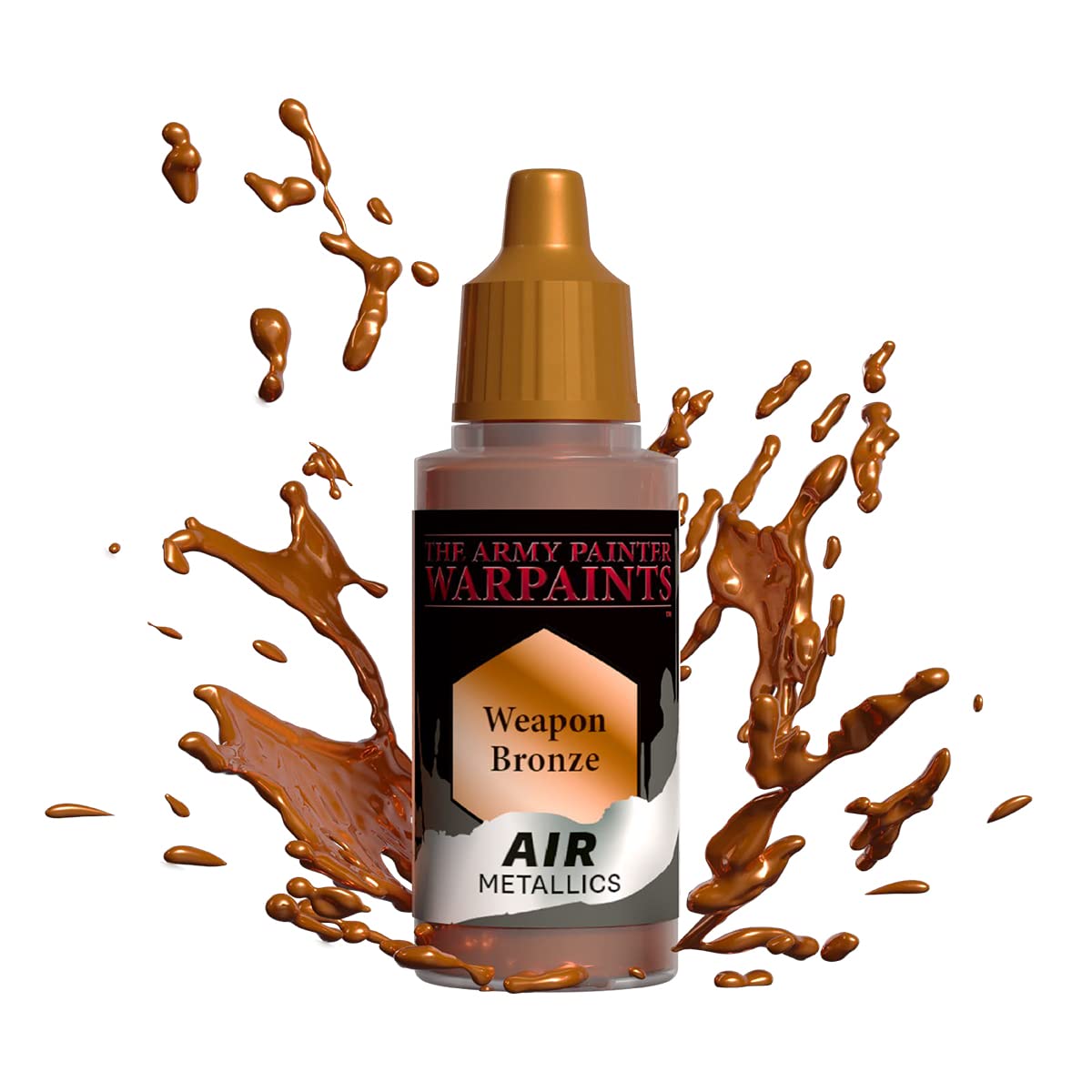 Warpaints: Metallic: Air Weapon Bronze – 1x 18ml Acrylic Paint by The Army Painter Hobby Paint – Dungeons and Dragons Miniatures, Warhammer 40K Miniatures, Models – TTRPG D&D DND