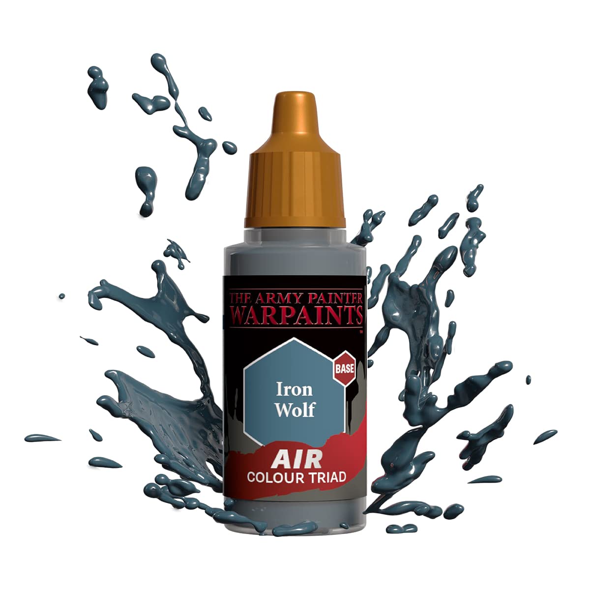 The Army Painter Warpaints Air Iron Wolf - Water Based Airbrush paint – Acrylic Paint and Primer for Tabletop Roleplaying, Boardgames, and Wargames Miniature Model Painting