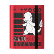 Ultra PRO - Charmander 9-Pocket PRO-Binder for Pokémon | Pokémon card binder Charmander PRO-Binder 9-Pocket trading card album elastic strap portfolio side-loading 360-card storage collectible
