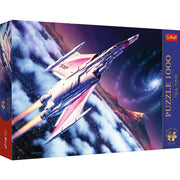 Trefl Flight into Space 1000 Jigsaw Puzzle, Premium Plus, Tea Time 27"x19" A Series of Painted Nostalgic Pictures, Perfect Matching of Elements, for Adults and Children from 14 Years Old