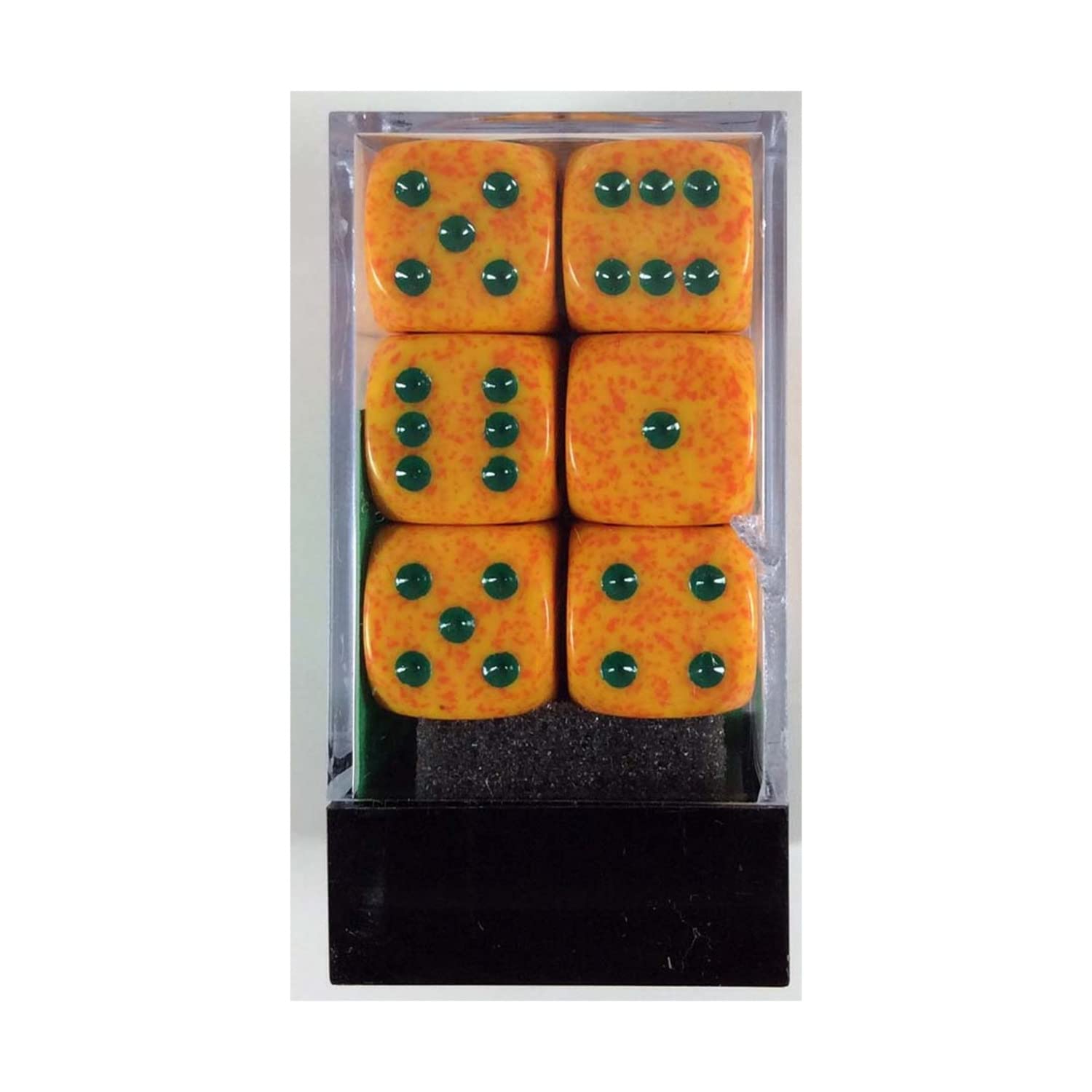 DND Dice Set-Chessex D&D Dice-16mm Speckled Lotus Plastic Polyhedral Dice Set-Dungeons and Dragons Dice Includes 12 Dice – D6, Various (CHX25712)