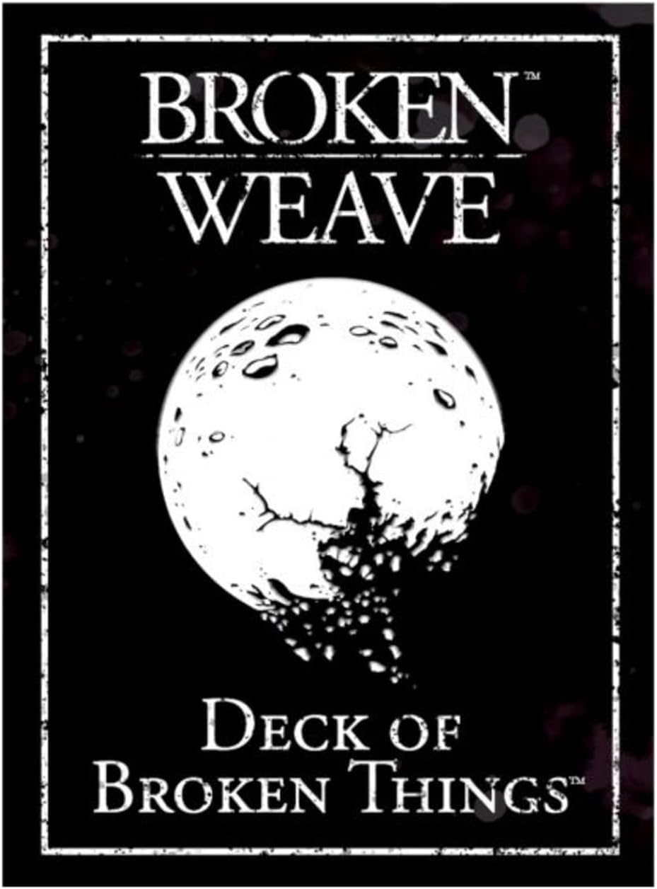 Cubicle 7 - Broken Weave Deck of Broken Things - A Comprehensive Toolkit for Narrative Roleplaying in The Broken Weave Universe - Perfect for Tabletop RPG Fans for 2 to 5 Players Ages 14+
