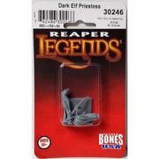 Reaper Dark Elf Priestess Miniature Figure 25mm Heroic Scale Bones USA Miniatures