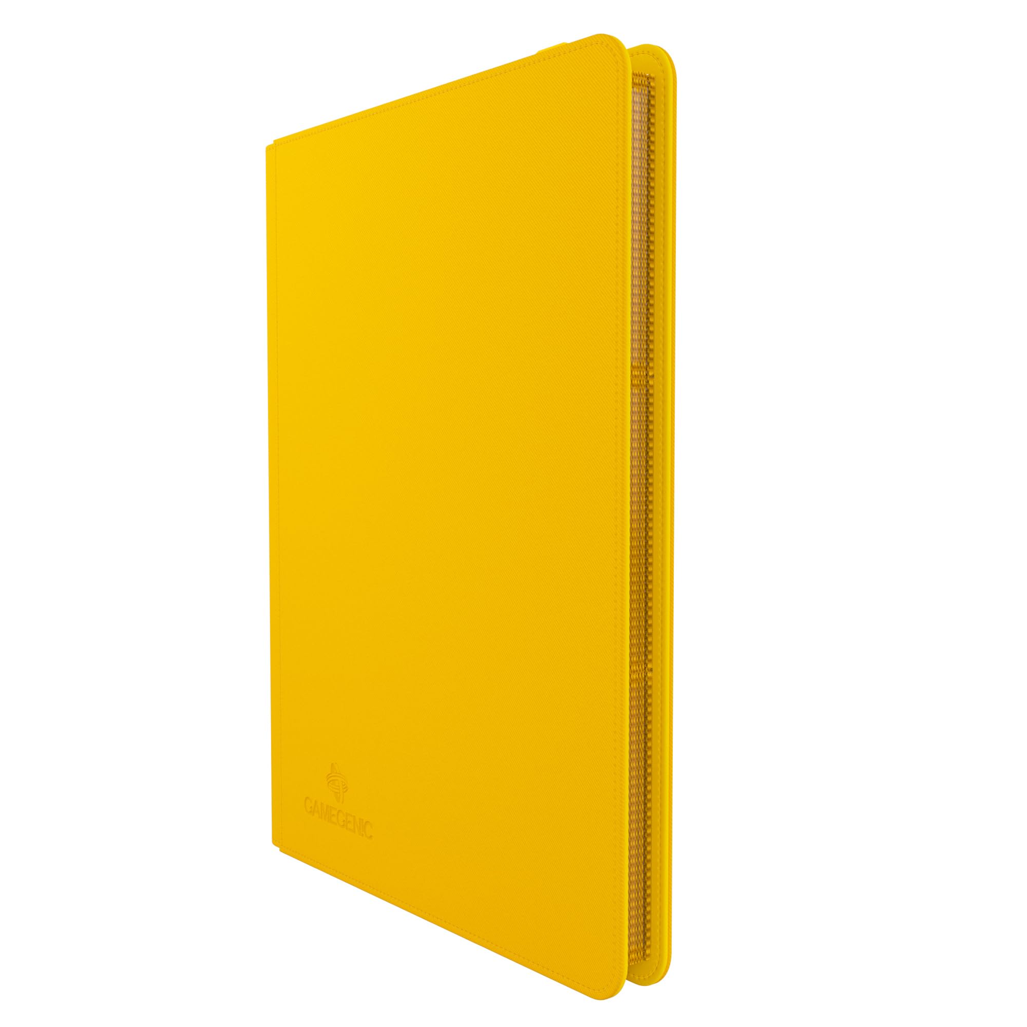 Gamegenic Prime Album 18-Pocket, Organize Standard and Japanese Size Collectible Cards, Premium Card Game Protector, Holds up to 360 Cards, Ideal for Playset Collections, Yellow Color
