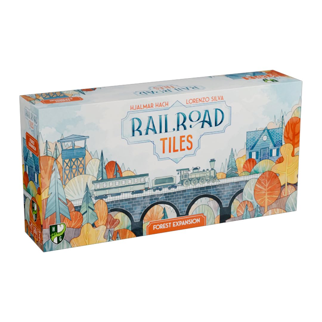 Horrible Guild | Railroad Tiles Forest Expansion | Expansion for Placement Game Tiles with Forests and New Goals | 1-4 Players | 30 Minutes