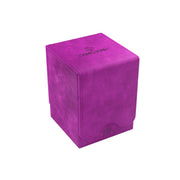 GameGenic Deck Box – Squire XL Purple 100CT – Durable and Sturdy TCG, OCG, CCG Card Storage – Compatible with Pokemon, Yugioh, Commander, and MTG Magic: The Gathering Cards